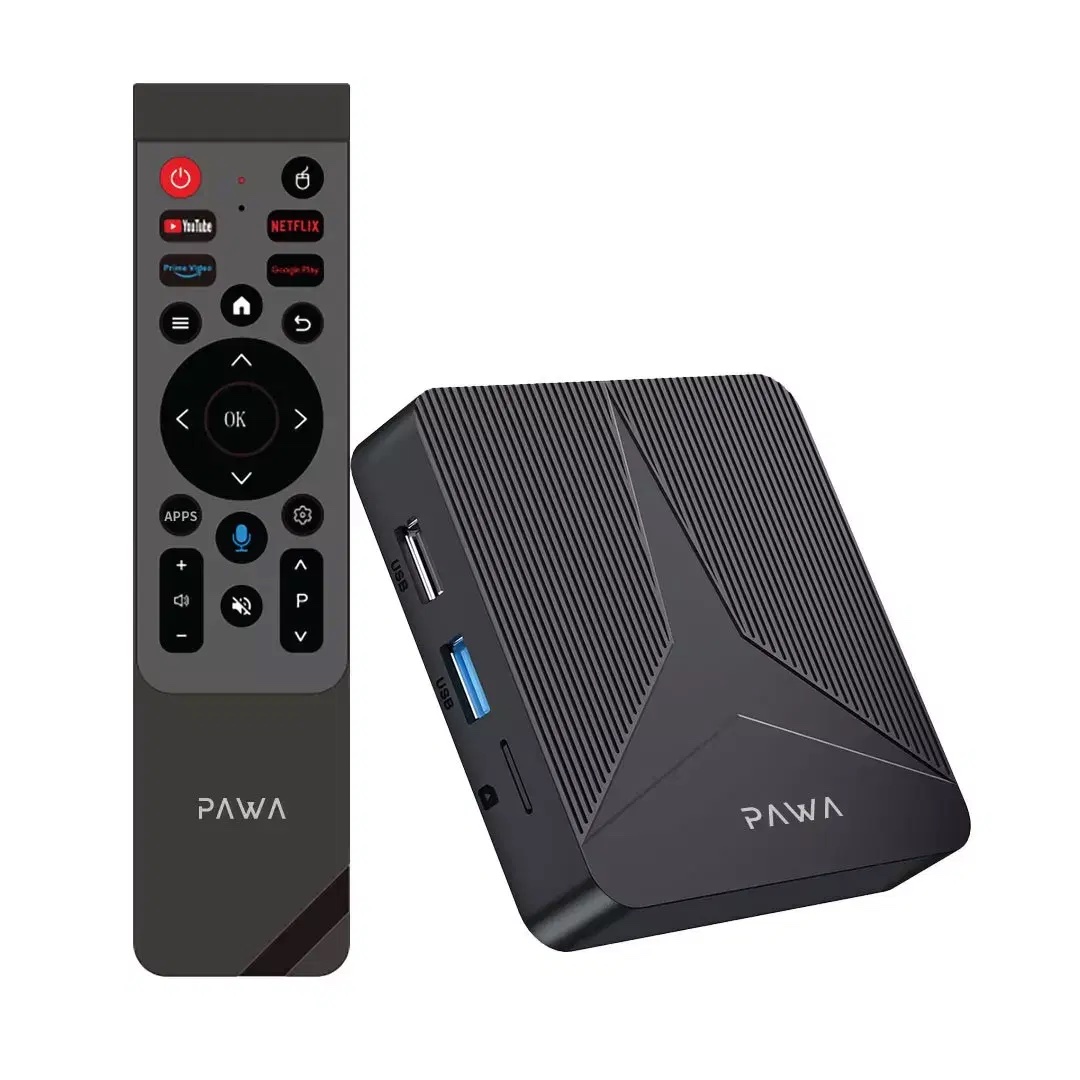 Pawa Android TV Box 4K Ultra HD-Black