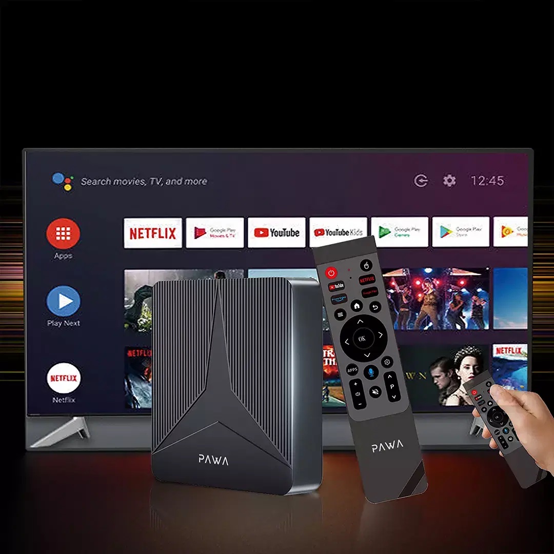 Pawa Android TV Box 4K Ultra HD-Black - الصورة 3