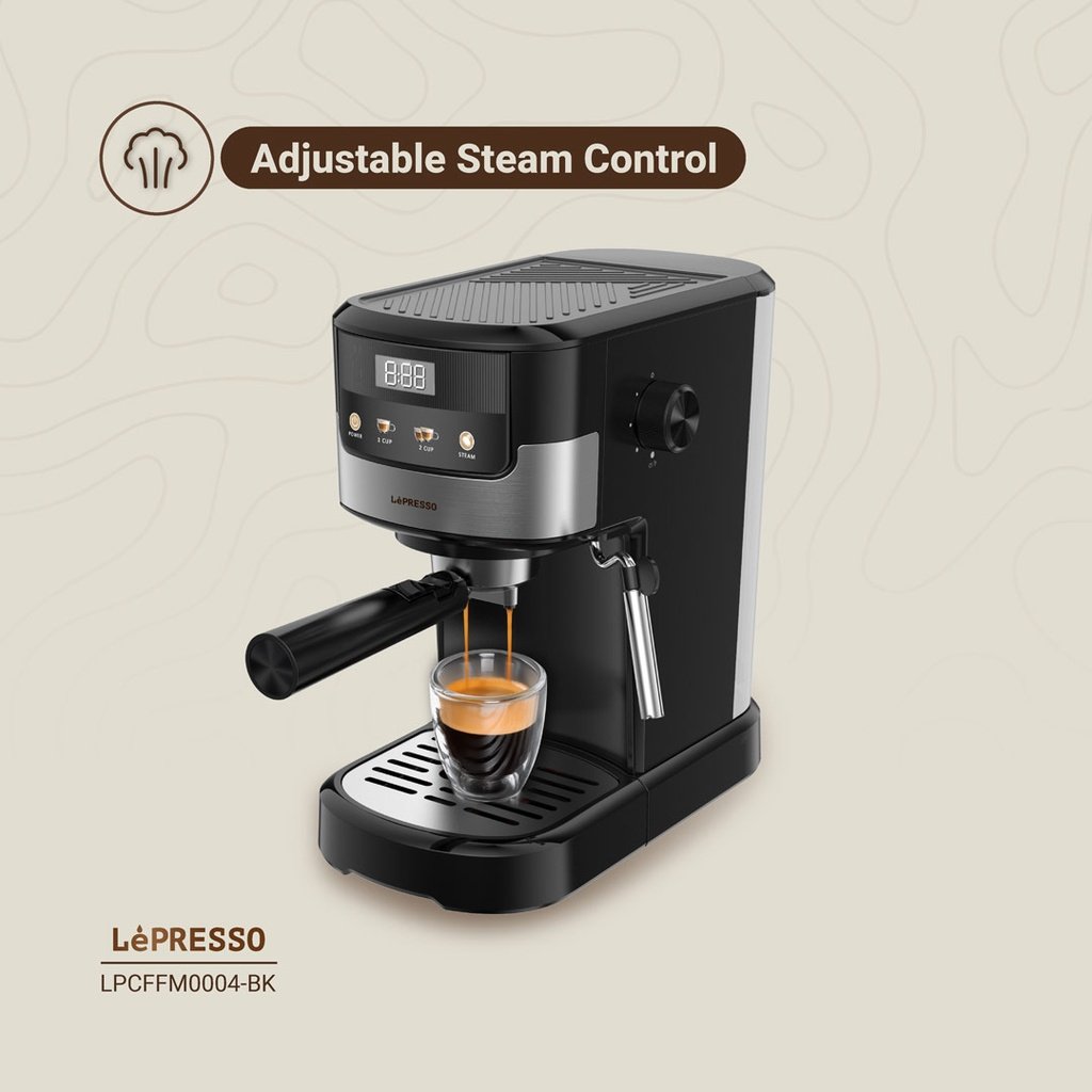 طقم إفطار ليبريسو: محمصة خبز، غلاية، وماكينة قهوة بالتنقيط - أسود - الصورة 5