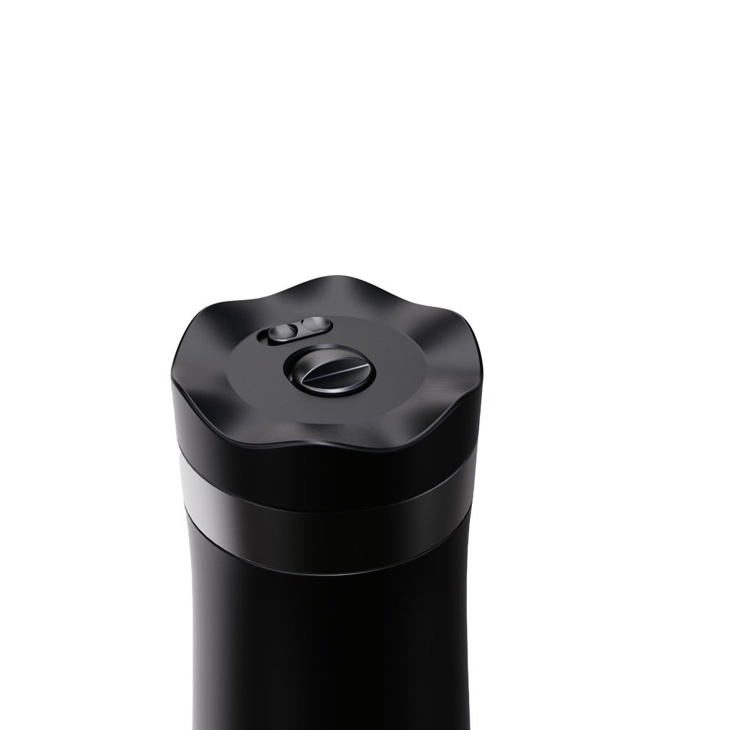 كوب ليبريسو المعزول مع مكبس قهوة فرنسي - أسود