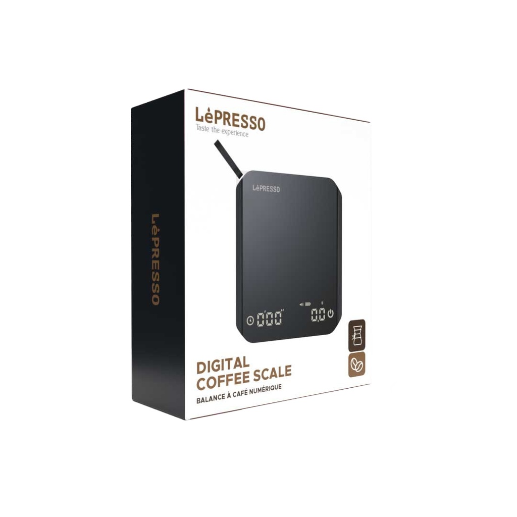 LePresso Digital Coffee Scale - Black - Image 2