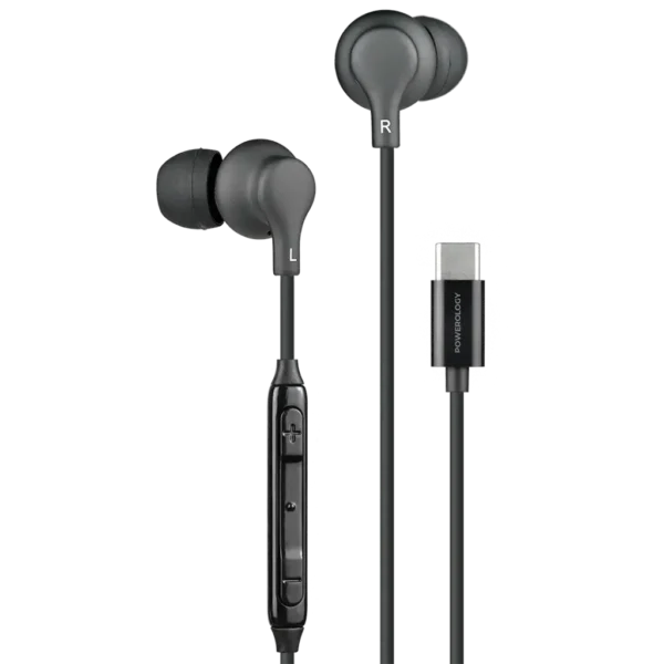 Powerology Type-C In-Ear Stereo Earphones