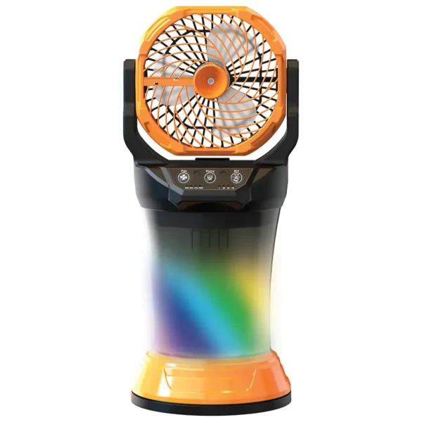 Porodo FreshPulse Portable Misting Fan - Orange & Black