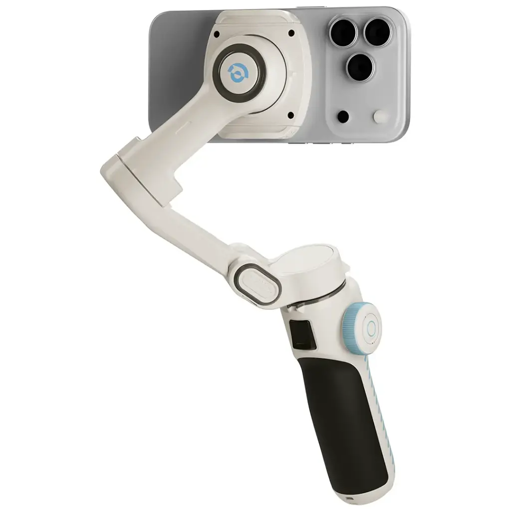 Powerology Magwave 3-Axis Magnetic Smart Phone Gimbal - White - Image 2